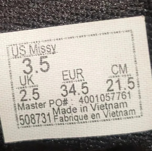 Vans Kids Shoes - Black and Multicolor Checkered - Picture 5 of 5